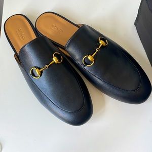 Gucci leather slides